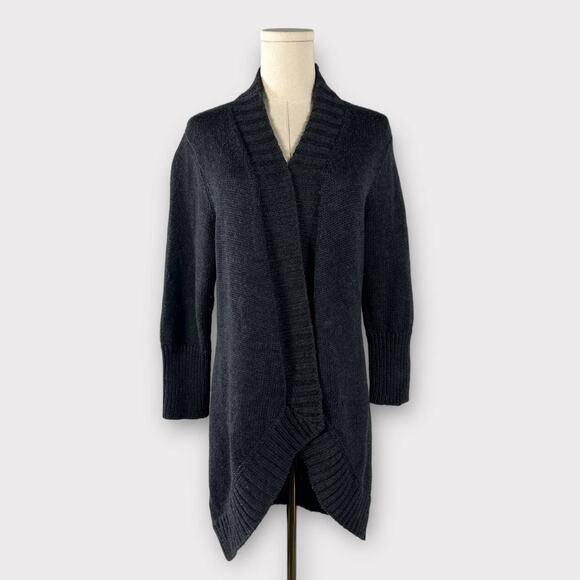 Eileen Fisher Open Front Merino Wool Cardigan Sweater - Picture 1 of 6